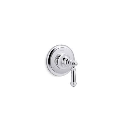 Artifacts MasterShower transfer valve trim with lever handle - Polished Chrome by Kohler