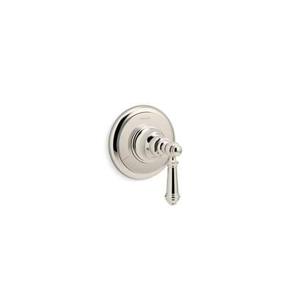 Artifacts MasterShower transfer valve trim with lever handle - Vibrant Polished Nickel by Kohler