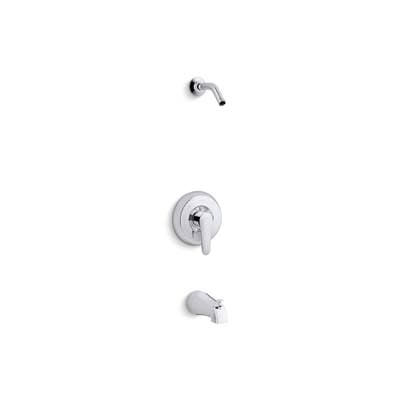 Kohler July Rite-Temp bath and shower trim kit, without showerhead - Polished Chrome