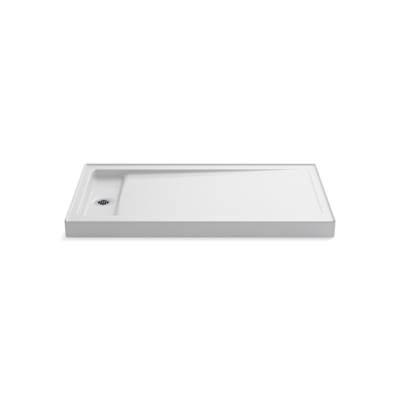 Bellwether 60'' x 32'' alcove shower base, left drain - White by Kohler