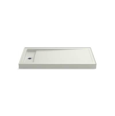 Bellwether 60'' x 32'' alcove shower base, left drain - Dune by Kohler