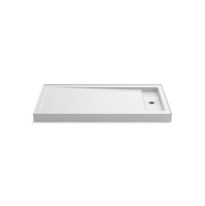 Bellwether 60'' x 32'' alcove shower base, right offset drain - White by Kohler