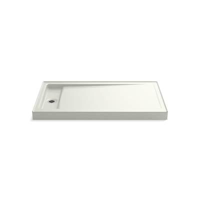 Bellwether 60'' x 34'' alcove shower base, left drain - Dune by Kohler