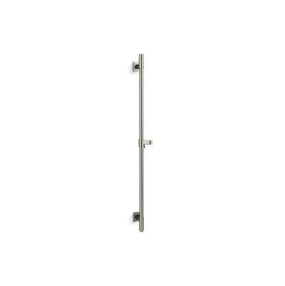 Awaken 42'' deluxe slidebar with integrated water supply - Vibrant Brushed Nickel by Kohler