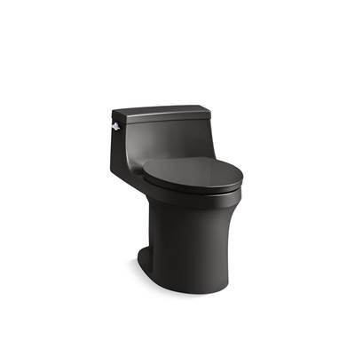 San Souci One-piece compact elongated toilet with concealed trapway, 1.28 gpf