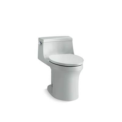 San Souci One-piece compact elongated toilet with concealed trapway, 1.28 gpf