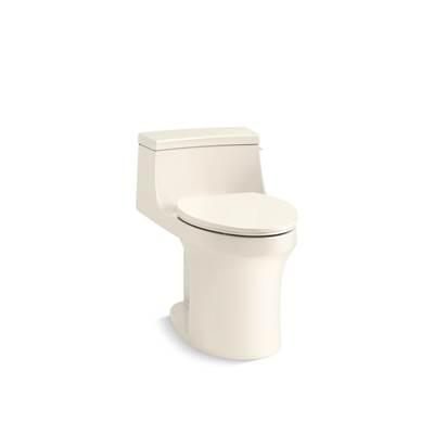San Souci One-piece compact elongated toilet with concealed trapway, 1.28 gpf