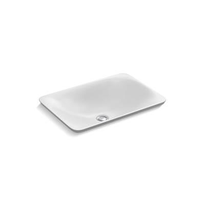 Kohler Carillon 21-1/4'' rectangular drop-in bathroom sink, no overflow - White by Kohler