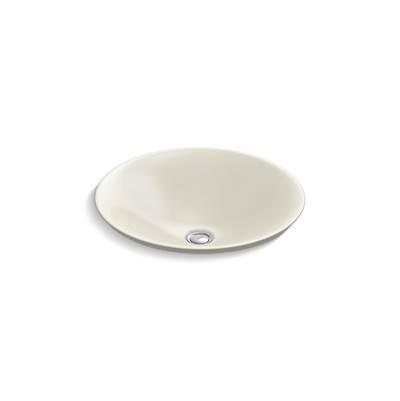 Kohler Carillon 17-3/4'' round drop-in bathroom sink, no overflow - Biscuit by Kohler