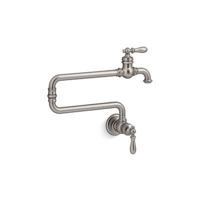 Artifacts Wall-mount pot filler - Vibrant Stainless by Kohler