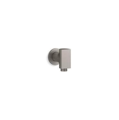 Kohler Exhale Wall-mount supply elbow - Vibrant Brushed Nickel by Kohler