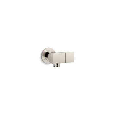 Kohler Exhale Wall-mount handshower holder with supply elbow and check valve - Vibrant Polished Nickel by Kohler