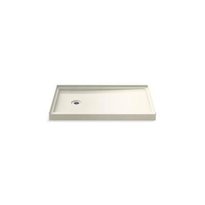 Kohler Rely 48'' x 32'' alcove shower base, left drain - Biscuit by Kohler