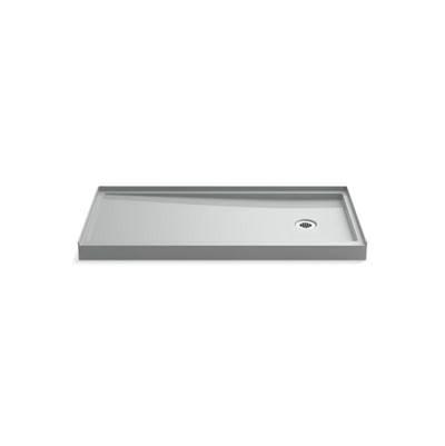 Kohler Rely 60'' x 30'' shower base with right-hand drain - Ice Gray by Kohler
