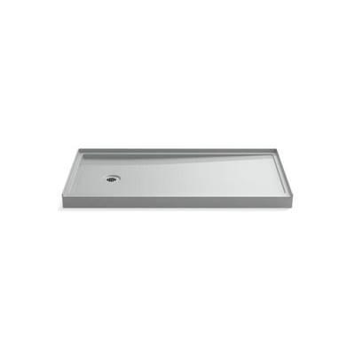 Kohler Rely 60'' x 30'' single-threshold shower base with left-hand drain - Ice Gray by Kohler