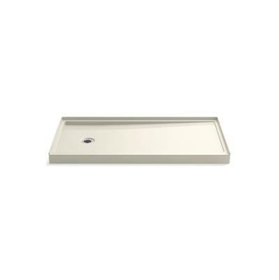 Kohler Rely 60'' x 30'' alcove shower base, left drain - Biscuit by Kohler