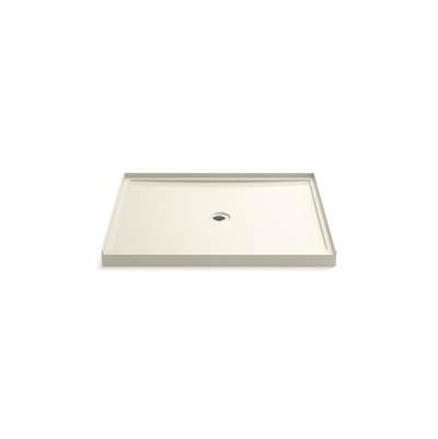 Kohler Rely 48'' x 42'' alcove shower base, center drain - Biscuit by Kohler