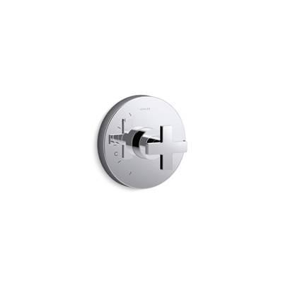Kohler Composed Rite-Temp valve trim with cross handle - Polished Chrome by Kohler