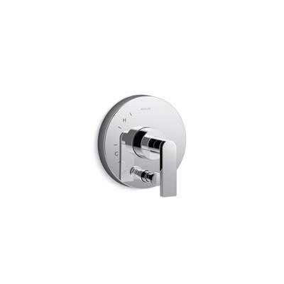 Kohler Composed Rite-Temp valve trim with push-button diverter and lever handle - Polished Chrome by Kohler