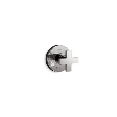Kohler Composed MasterShower volume control valve trim with cross handle - Vibrant Titanium by Kohler