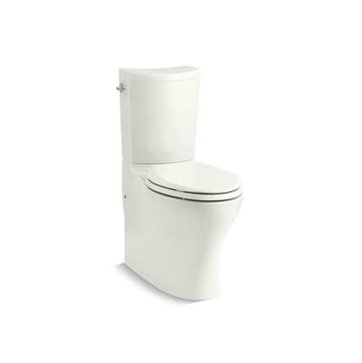 Kohler Persuade Curv Two-piece elongated toilet with skirted trapway, dual-flush - Dune by Kohler