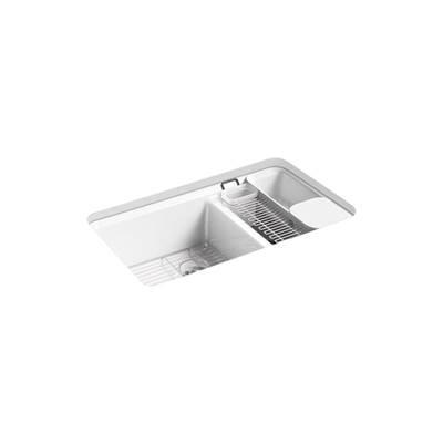 Kohler | Riverby | Undermount Kitchen Sink - White by Kohler