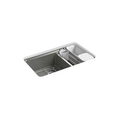 Kohler | Riverby | Undermount Kitchen Sink - Thunder Grey by Kohler