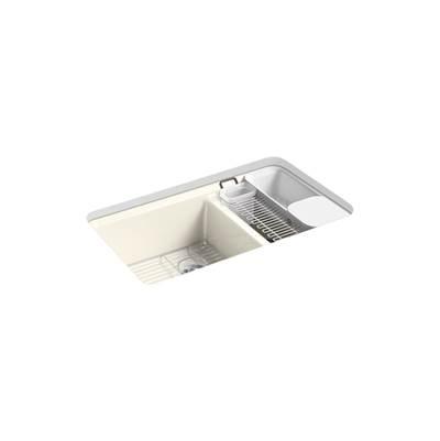 Kohler | Riverby | Undermount Kitchen Sink - Biscuit by Kohler