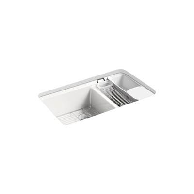 Kohler | Riverby | Undermount Kitchen Sink - Sea Salt by Kohler