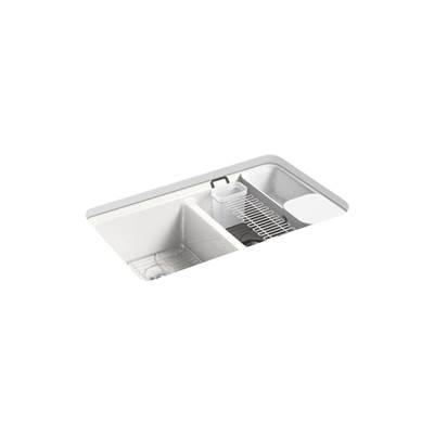 Kohler | Riverby | Undermount Kitchen Sink - Sea Salt by Kohler