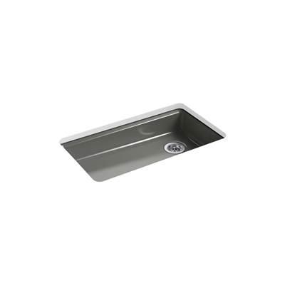 Kohler | Riverby | Undermount Kitchen Sink - Thunder Grey by Kohler