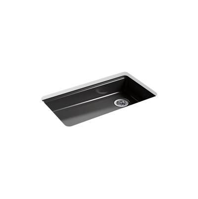 Kohler | Riverby | Undermount Kitchen Sink - Black by Kohler
