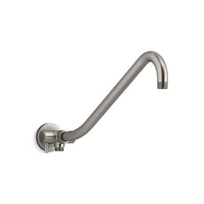 Kohler Gooseneck Rainhead arm with 2-way diverter - Vibrant Brushed Nickel by Kohler
