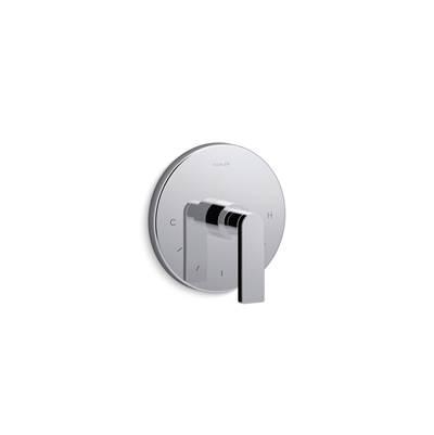 Kohler Composed MasterShower temperature control valve trim with lever handle - Polished Chrome by Kohler