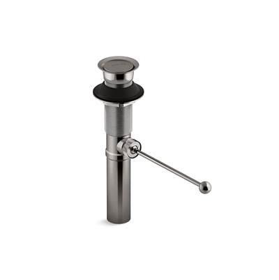 Kohler Premier pop-up drain, exposed, without overflow - Vibrant Titanium by Kohler