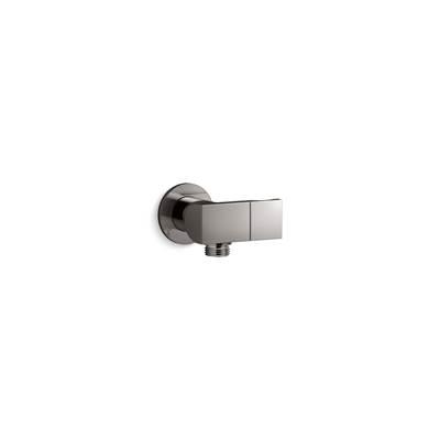 Kohler Exhale Wall-mount handshower holder with supply elbow and check valve - Vibrant Titanium by Kohler