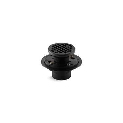 Kohler Clearflo Round design tile-in shower drain - Matte Black by Kohler