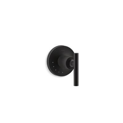 Kohler Purist MasterShower volume control valve trim with lever handle - Matte Black by Kohler