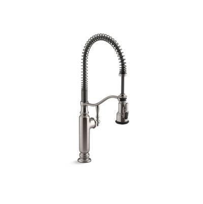 Kohler Tournant Semi-professional kitchen sink faucet with three-function sprayhead - Vibrant Stainless by Kohler