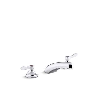 Kohler Triton Bowe 0.5 gpm widespread bathroom sink faucet with laminar flow and lever handles, drain not included - Polished Chrome by Kohler