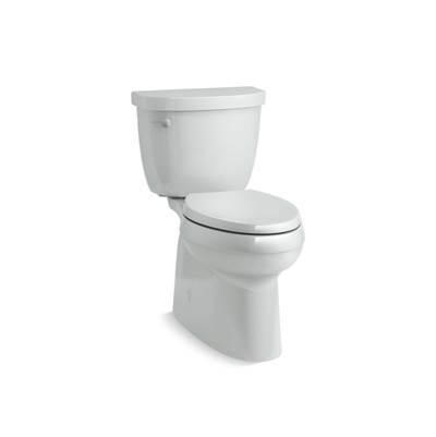 Cimarron Two-piece elongated toilet with skirted trapway, 1.28 gpf