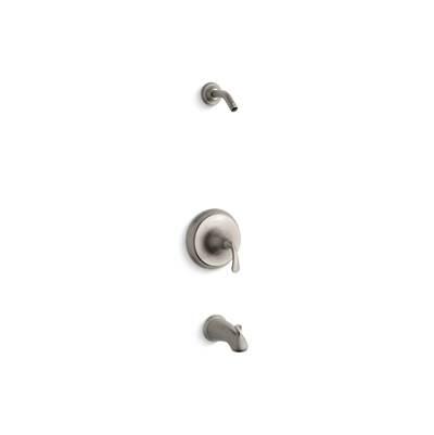 Kohler Fort1/2 Rite-Temp bath and shower trim kit, without showerhead - Vibrant Brushed Nickel by Kohler