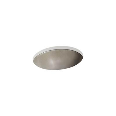 Shagreen Caxton 19-1/4'' oval undermount bathroom sink, no overflow - Oyster Pearl by Kohler