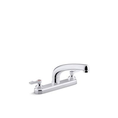 Kohler Triton Bowe 1.8 gpm kitchen sink faucet with 8-3/16'' swing spout, aerated flow and lever handles - Polished Chrome by Kohler