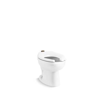 Kohler JuvenileE Ultra Floor-mount top spud flushometer bowl - White by Kohler