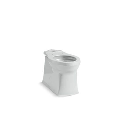 Corbelle Elongated toilet bowl with skirted trapway