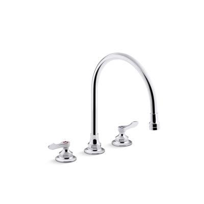 Kohler Triton Bowe 1.5 gpm kitchen sink faucet with 9-5/16'' gooseneck spout, aerated flow and lever handles - Polished Chrome by Kohler