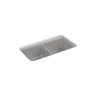 Kohler | Cairn | Drop In Kitchen Sink - Matte Grey by Kohler