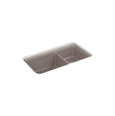 Kohler | Cairn | Drop In Kitchen Sink - Matte Taupe by Kohler