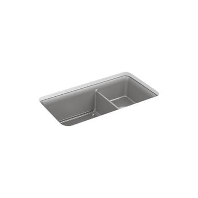 Kohler | Cairn | Drop In Kitchen Sink - Matte Grey by Kohler